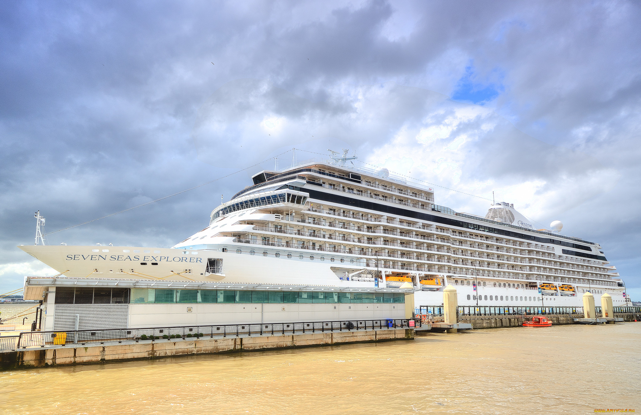 seven seas explorer in liverpool, , , , 